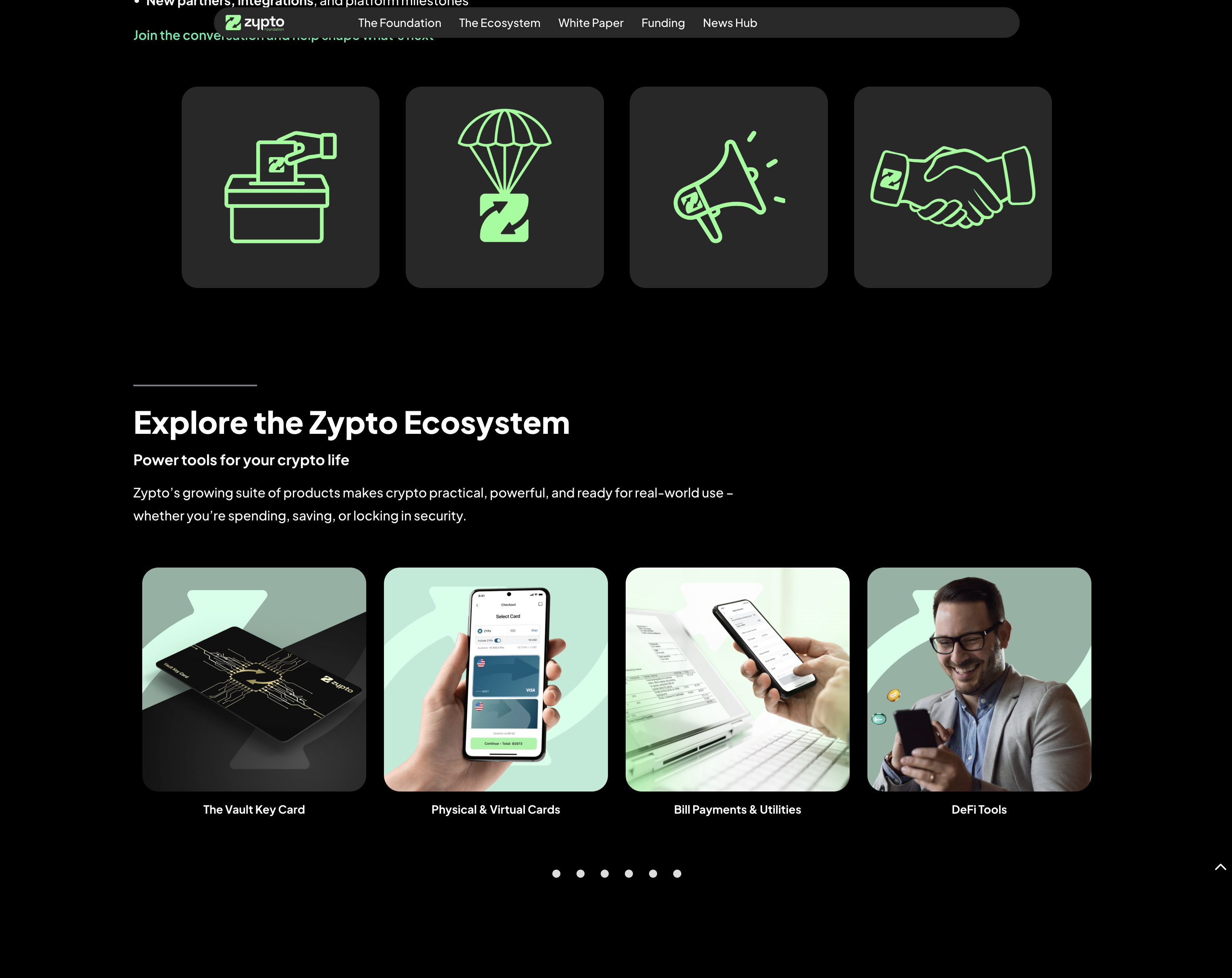 Zypto Foundation — page