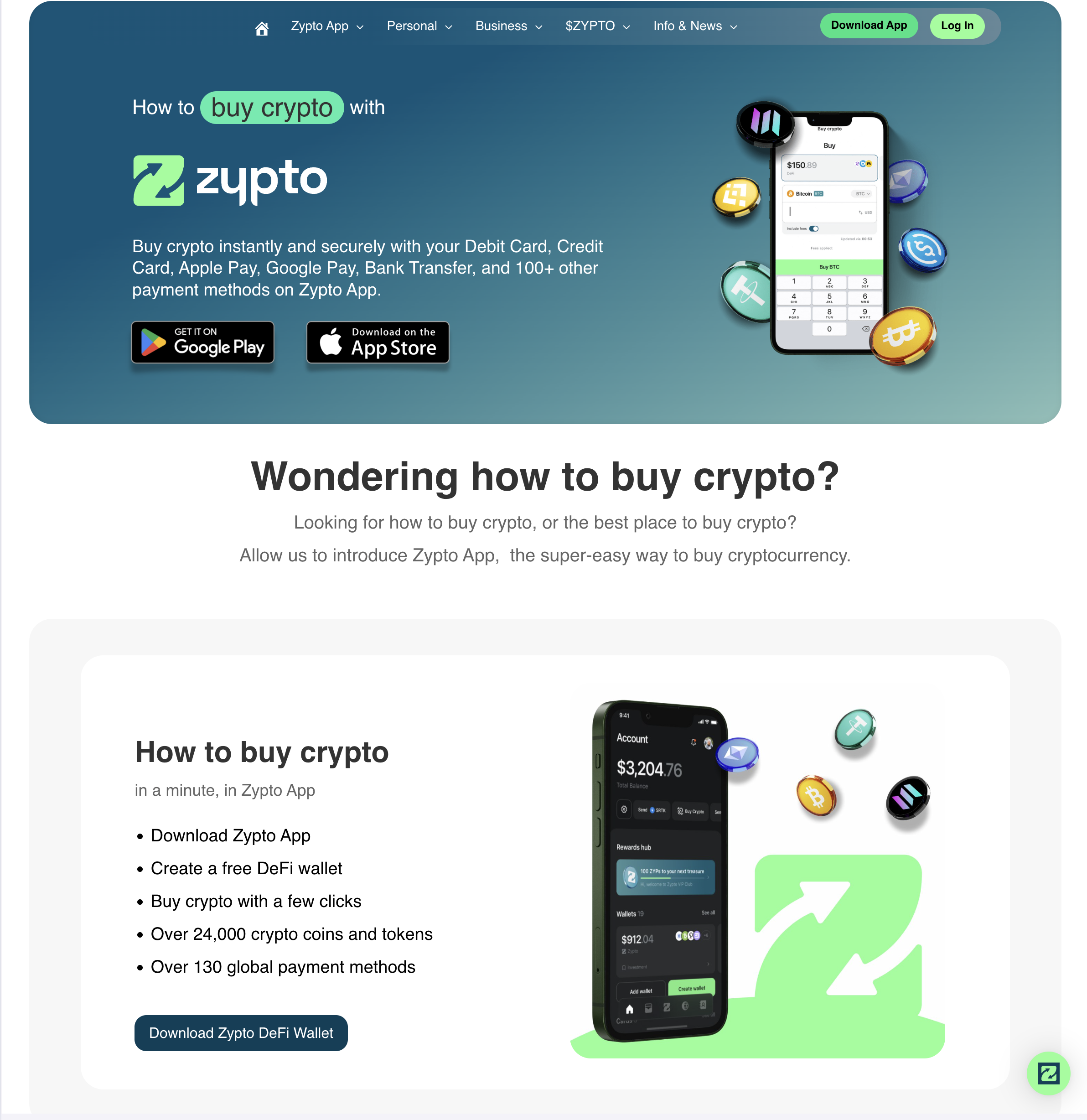 Zypto — recharge mobile with crypto